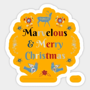 Merry Christmas Sticker